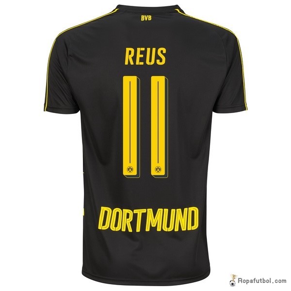 Camiseta Borussia Dortmund Replica Segunda Ropa Reus 2016/17 Negro